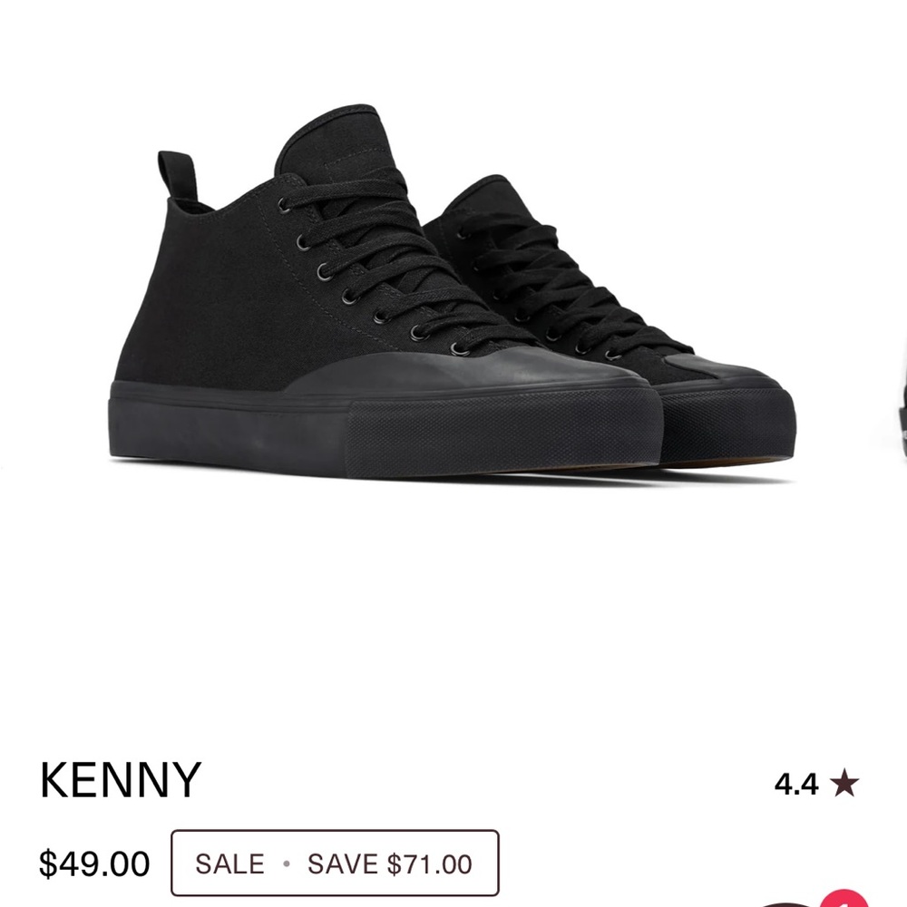 Men's Black Sneakers